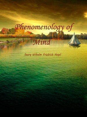 cover image of Phenomenology Of Mind